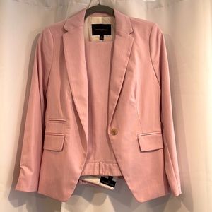 NWOT Banana Republic Pink Suit 4P